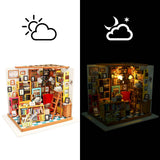 DIY 3D Wooden Puzzle Miniature House Sam's Study