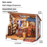 Kit de casa de muñecas en miniatura Kiki's Magic Emporium