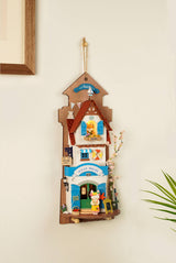Kit de casa en miniatura para colgar en la pared, Island Dream Villa