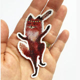 Jahna Vashti - Dancing Fox Vinyl Sticker