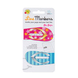 Marcadores de línea Flip Flops Juego de 2 marcadores magnéticos Marcador de página