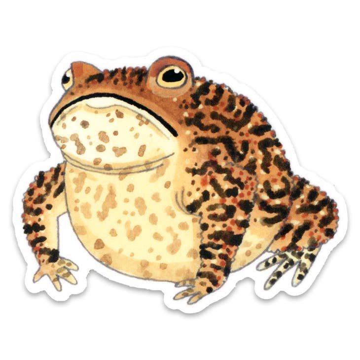 Pegatina del sapo gruñón 