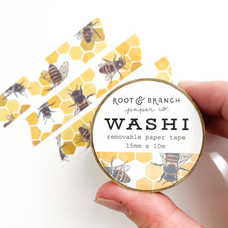 Honeybee Washi Tape Root & Branch Paper Co.