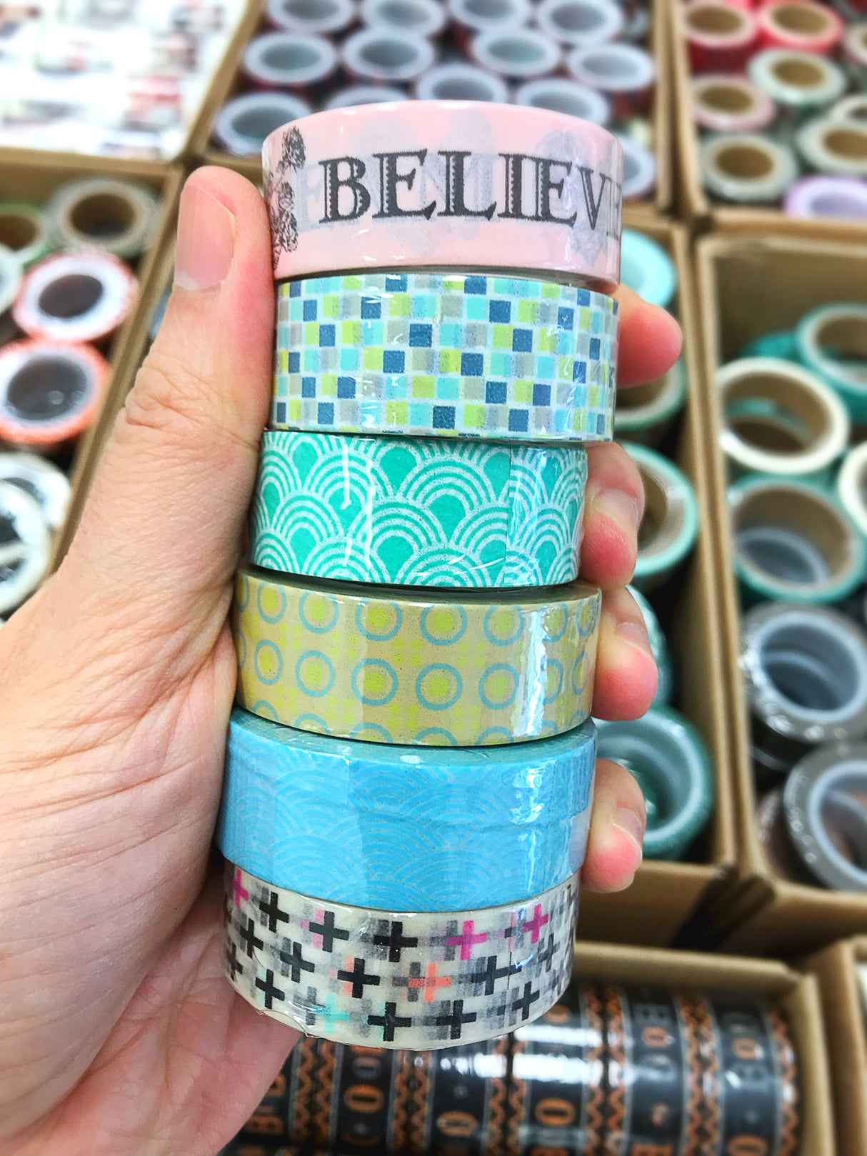 Wave Pattern Washi Tape