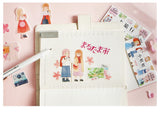 Japanese Words Washi Flake Sticker