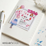 Japanese Words Washi Flake Sticker