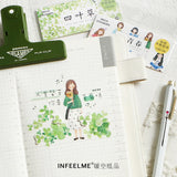 Chinese Words Washi Flake Sticker