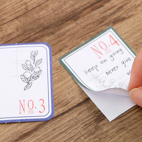 Geo Garden Label Writable Flake Sticker (30 pieces)