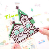 Villager Washi Flake Sticker (40 pieces)