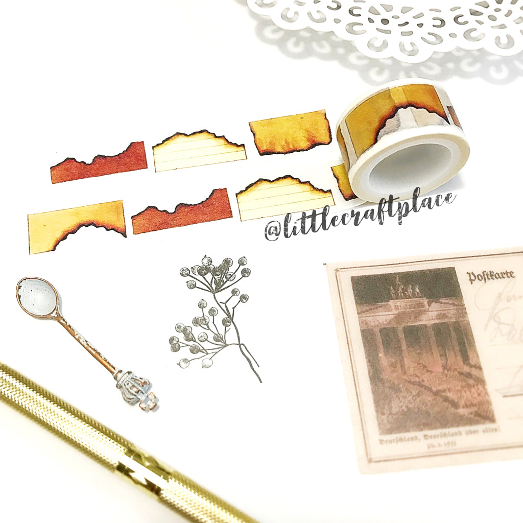 Burnt Edge Paper Washi Tape