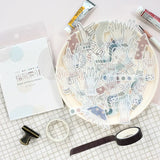 Hand Sign Washi Flake Sticker