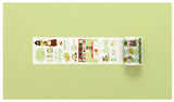 Light Green Collage Wide Washi Tape