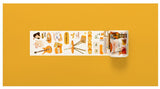 Orange Collage Wide Washi Tape
