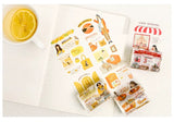 Orange Collage Wide Washi Tape