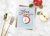 Apple Pop-up Card
