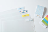 You can also tape the washi tape strip out from the edge of your page to make a decorated index tab.