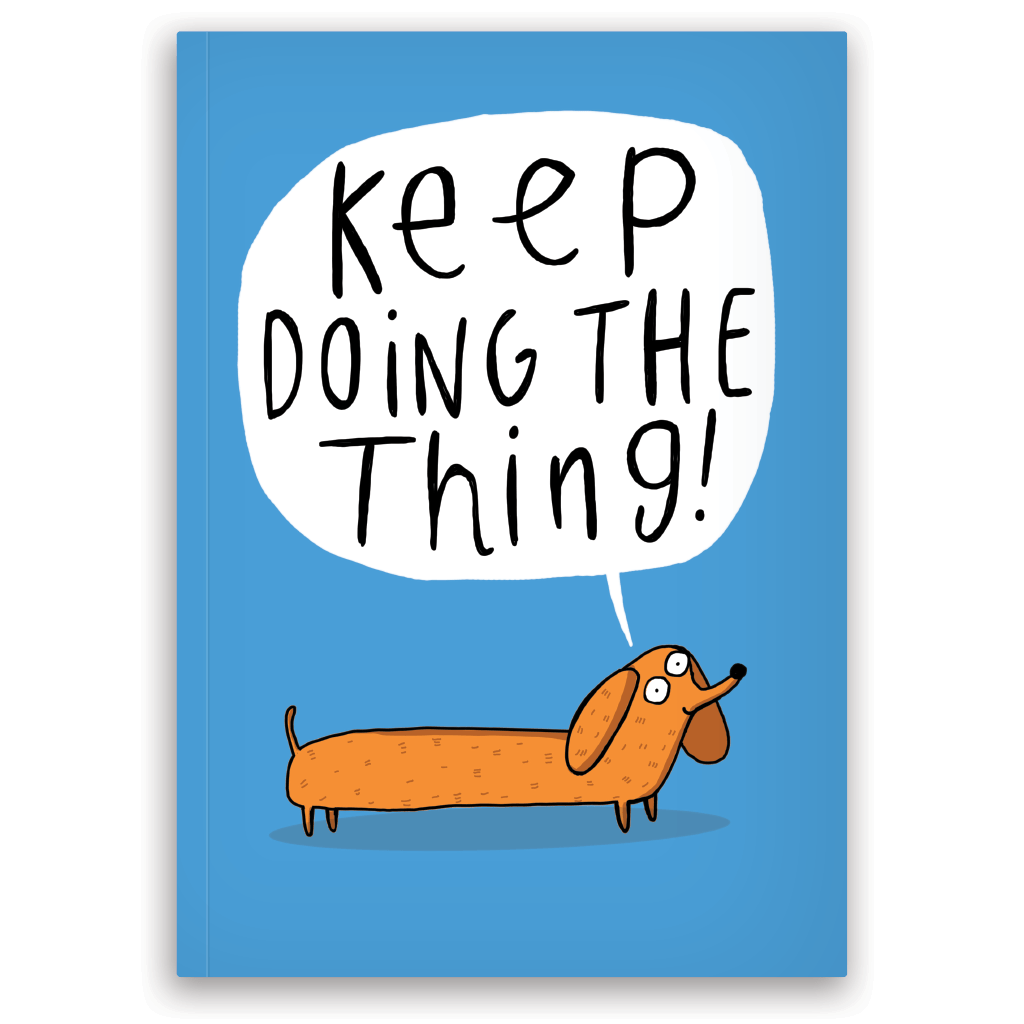 Cuaderno A6 Keep Doing The Thing 