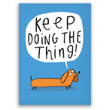 Cuaderno A6 Keep Doing The Thing 