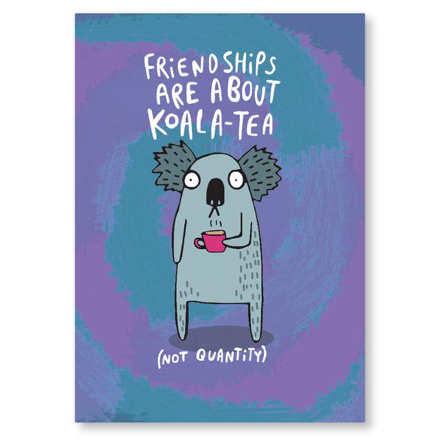 Koala Tea Postcard
