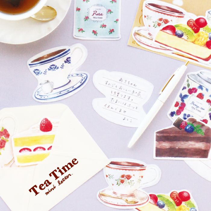 Tea Time Rose Letter Set - Writing Papers & Envelope