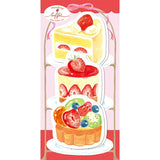 Juego de letras de tarta de fresas
