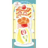 Juego de letras milhojas de buffet de fresas