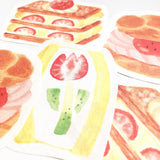 Juego de letras milhojas de buffet de fresas