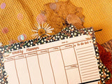 Libreta de notas con agenda semanal de Lily of the Moon tamaño A5
