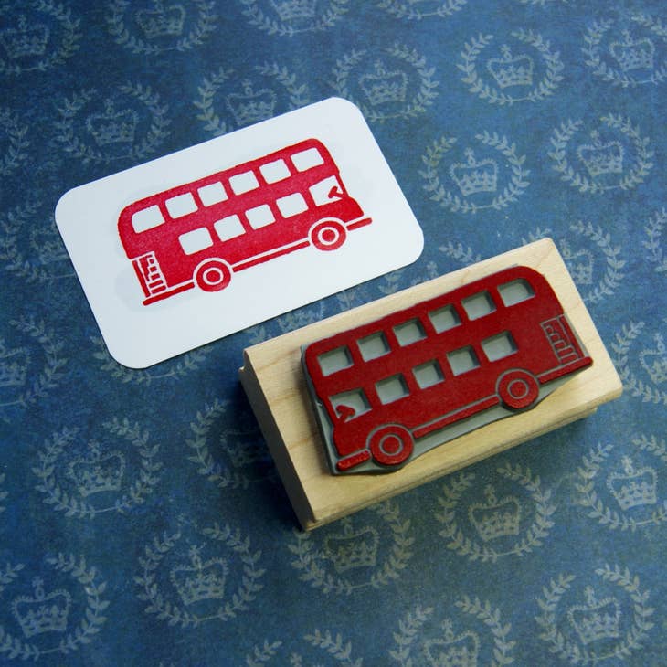 Sello de goma de autobús de Londres