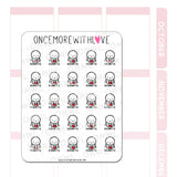 M1011 Donate Blood Donation Planner Stickerp