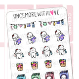 M30 Laundry Banner and Laundry Chores Sticker