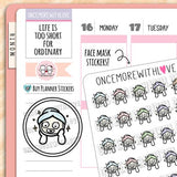 Face Mask 2.0 Munchkin Planner Stickers