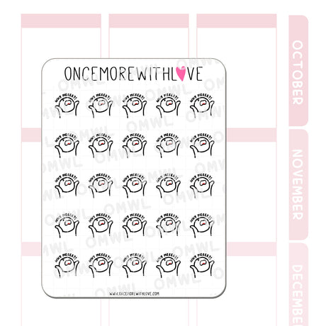 M754 Why Me?! Sticker