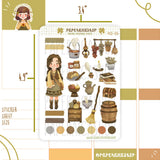 PaperaicaShop Tavern Girl Stickers
