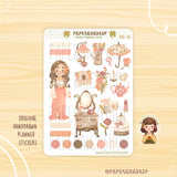 Cute Dainty Girl Stickers PaperaicaShop
