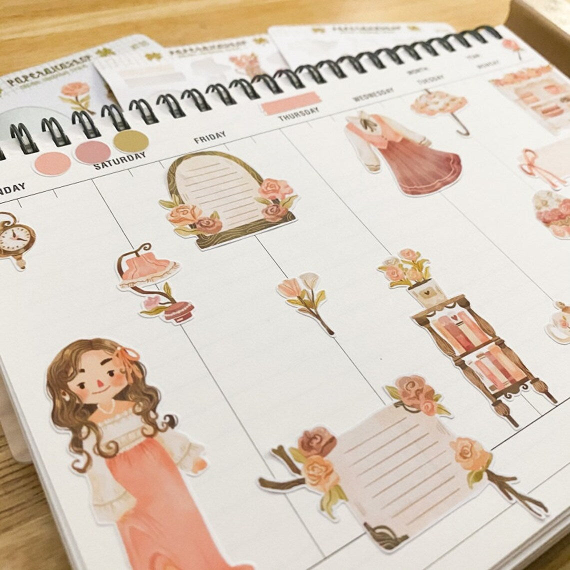 PaperaicaShop Cute Dainty Girl Stickers