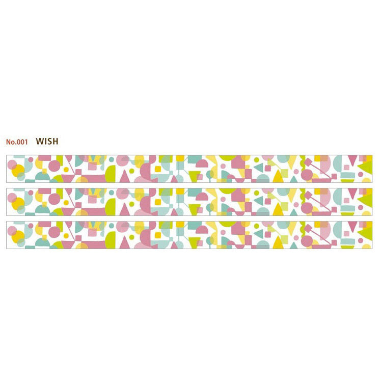 Material Michemon Wish Round Top Masking Tape