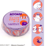 Cinta washi de los Moomin en color morado