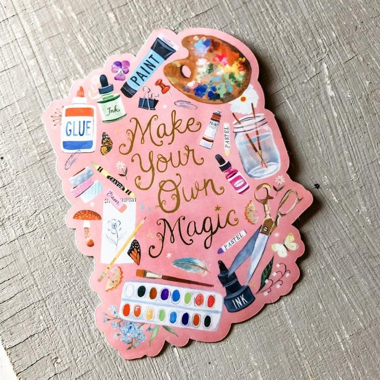 Adorn your laptop, notebook, car, or just about anything that might need a little extra beauty!

This die-cut, matte sticker measures 3 x 4″ and is printed at the highest quality!
Adorn your laptop, notebook, car, or just about anything that might need a little extra beauty!

This die-cut, matte sticker measures 3 x 4″ and is printed at the highest quality!

Lettering is in a metallic GOLD
Lettering is in a metallic GOLD