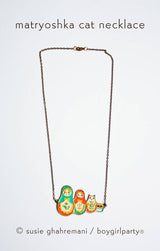 Matryoshka Nesting Doll Necklace