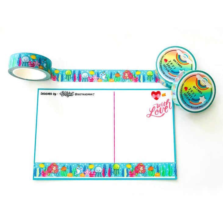 Mermazing Vibez Washi Tape | Love from Underwater