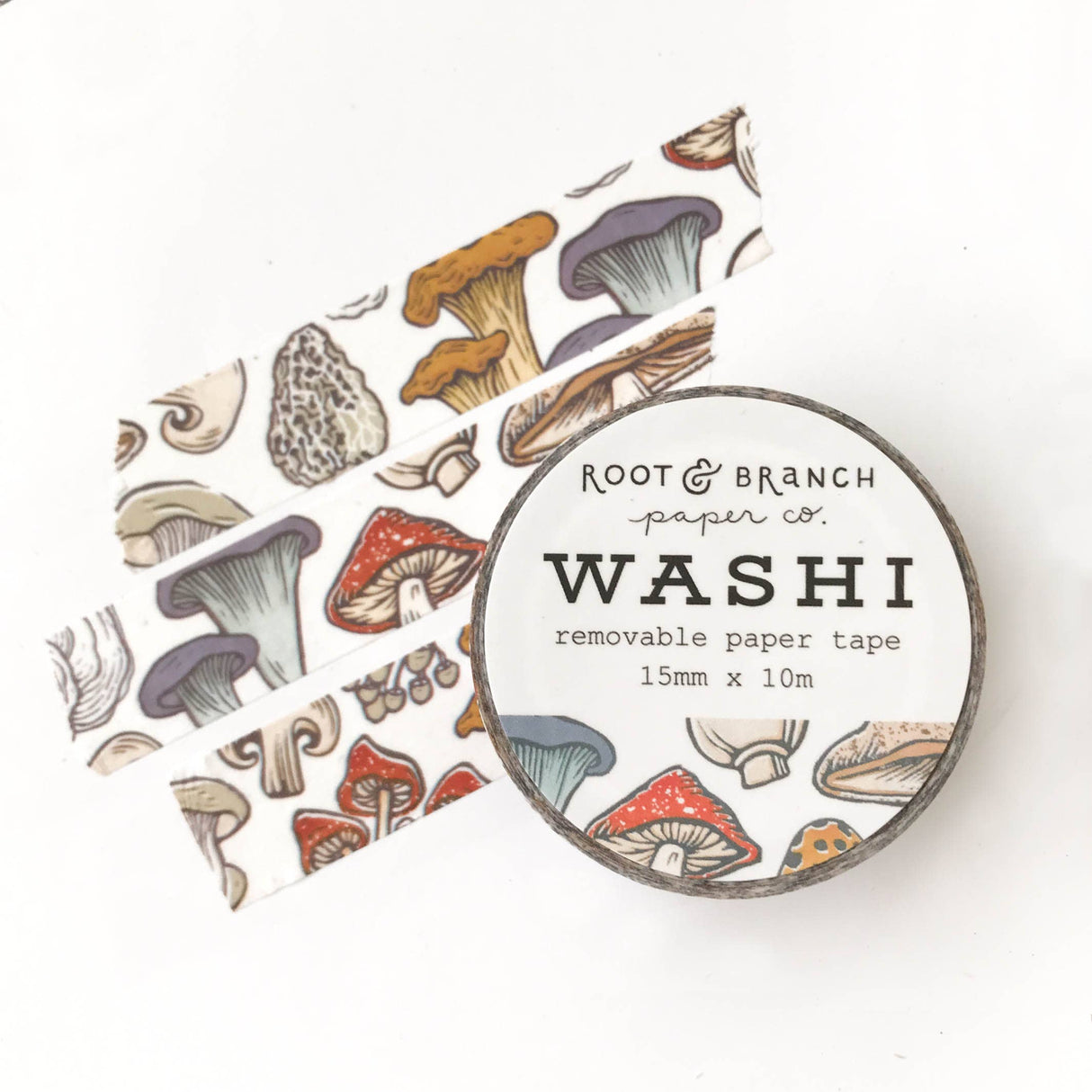 Root & Branch Paper Co - Mushroom + Fungi Washi Tape