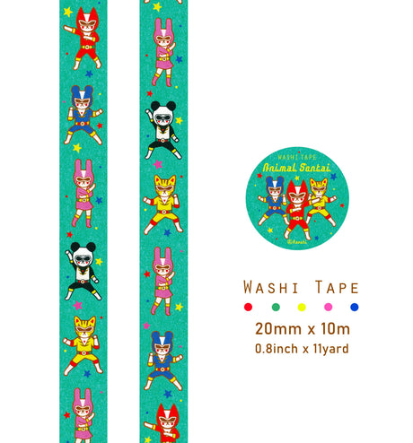 Animal Sentai Washi Tape Naoshi