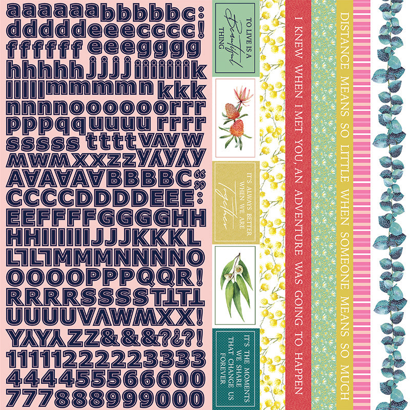 Paquete de papel Kaisercraft Native Breeze de 12" x 12", 12 unidades 
