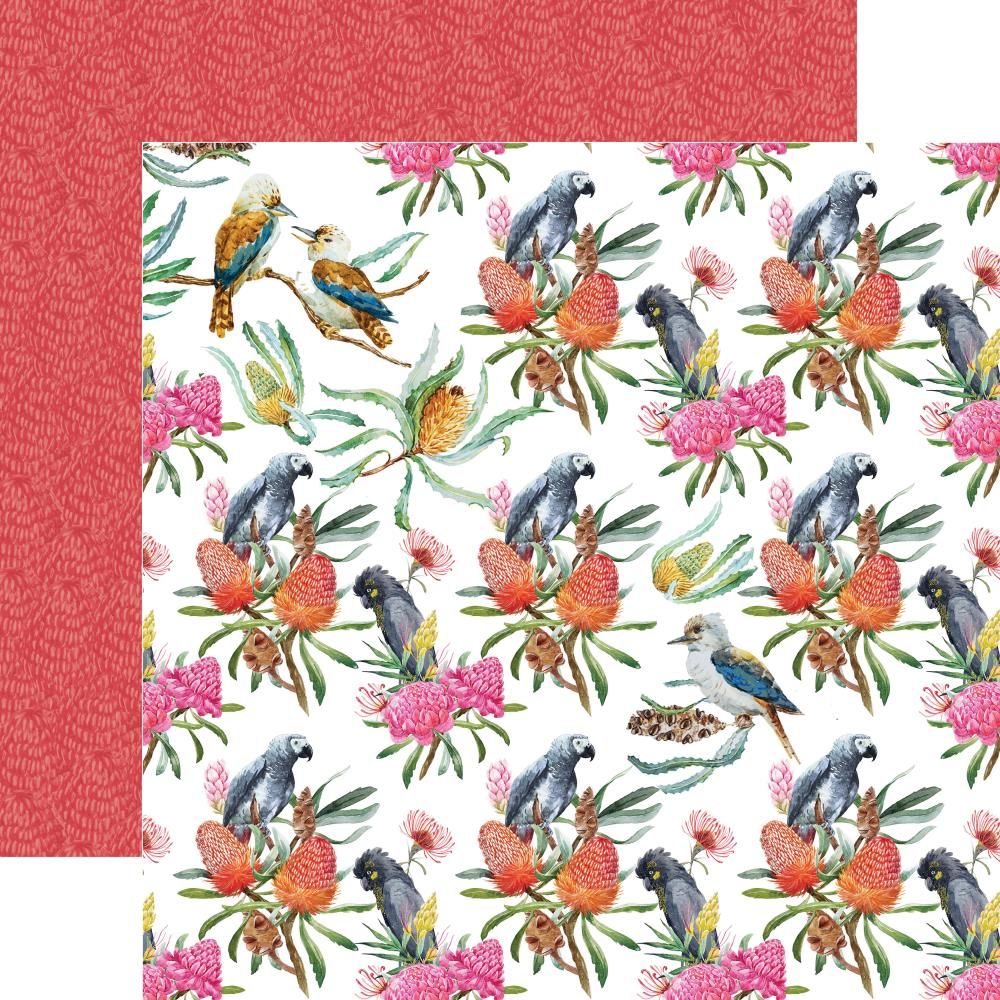 Paquete de papel Kaisercraft Native Breeze de 12" x 12", 12 unidades 
