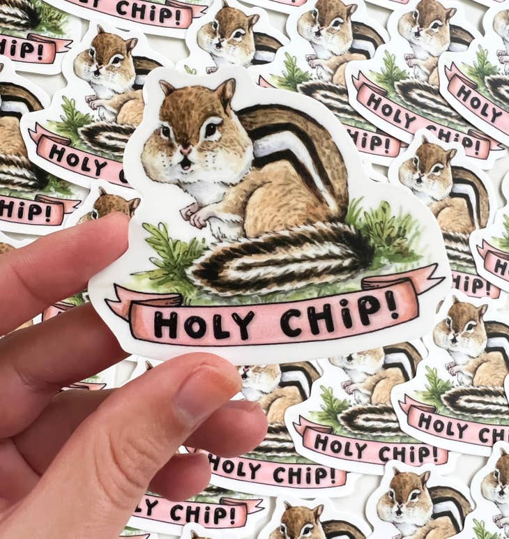 ¡Oh Chip! Pegatina de ardilla