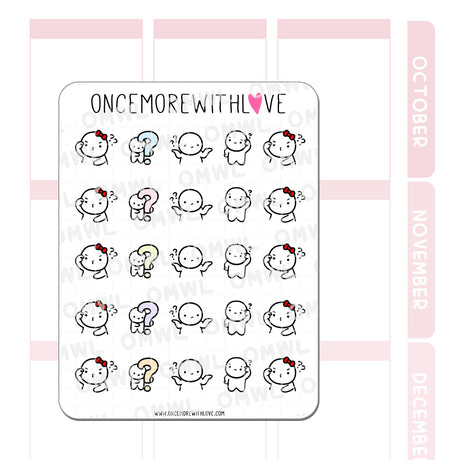 Once More With Love - M1170 Confused 2.0 Sticker