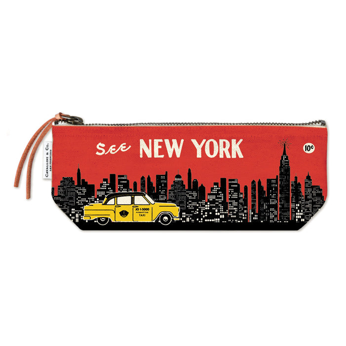 Minibolso de mano de inspiración vintage de Cavallini &amp; Co. Nueva York 