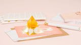 50% OFF - Color Pour Resin Mold Paper Weight Cube & Pyramid 2/Pkg