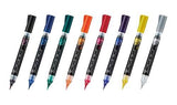 Pentel Dual Metallic Brush Pens - 8 Color Set ぺんてる デュアルメタリックブラッシュ 8色セット GFH-D8ST